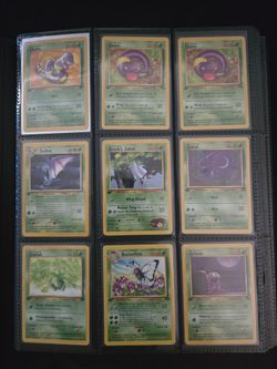 Pokémon vintage cards
