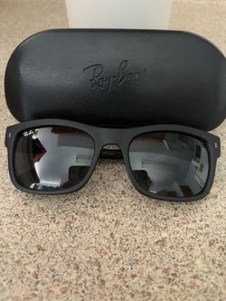 Ray-Ban RB4428 Polarized Sunglasses – Matte Black + Case