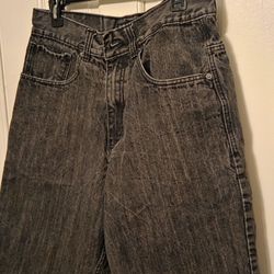 Men's Roca Wear Black Gray Size 34 Denim Jean  Shorts Hip Hop Skates  Grunge Y2k