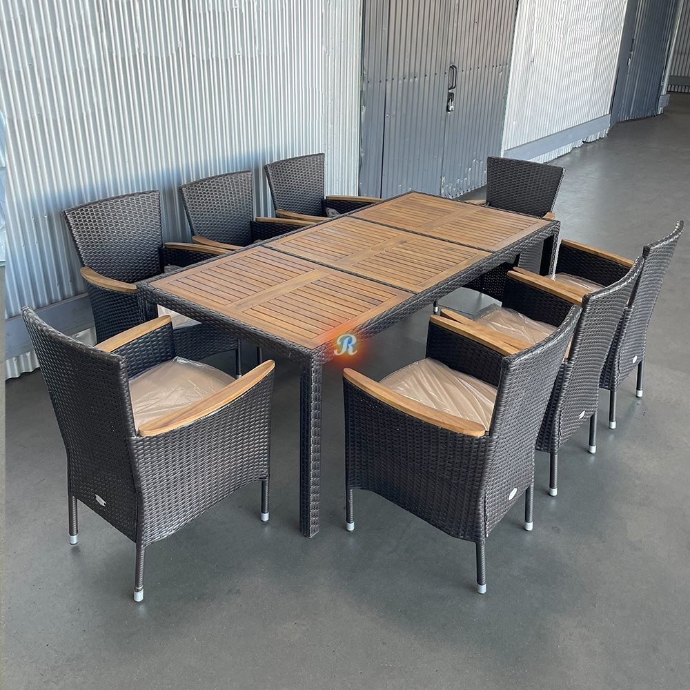 9pc Outdoor Patio Furniture Dining Table Set