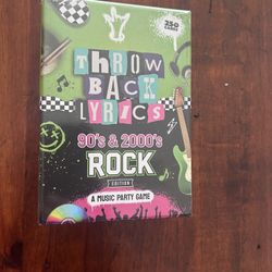 Boards Games Rock Music Trivia Game 