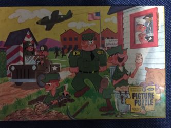 Beetle Bailey 1960-70's vintage puzzle
