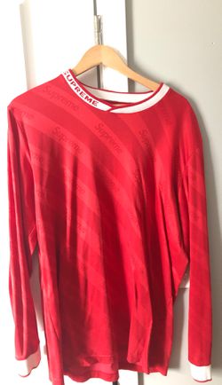 Supreme Red soccer jersey XL