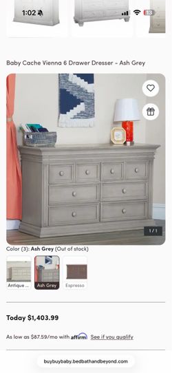 Baby cache Dresser