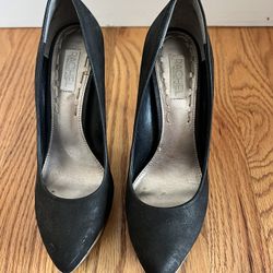 Rachel Roy Black Suede Heel