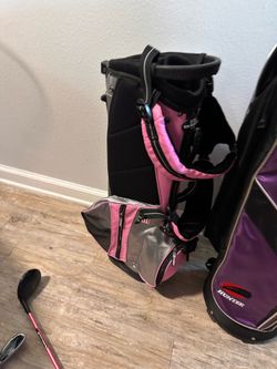 Child Golf Club Bag with 2 clubs