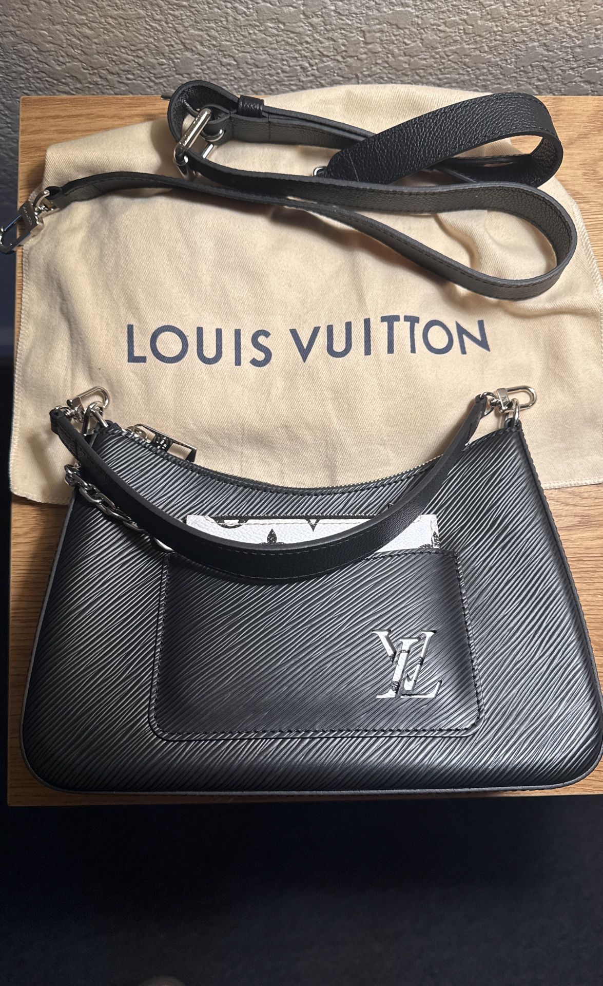 Louis Vuitton Marelle Leather Handbag (only Sold In Italy)
