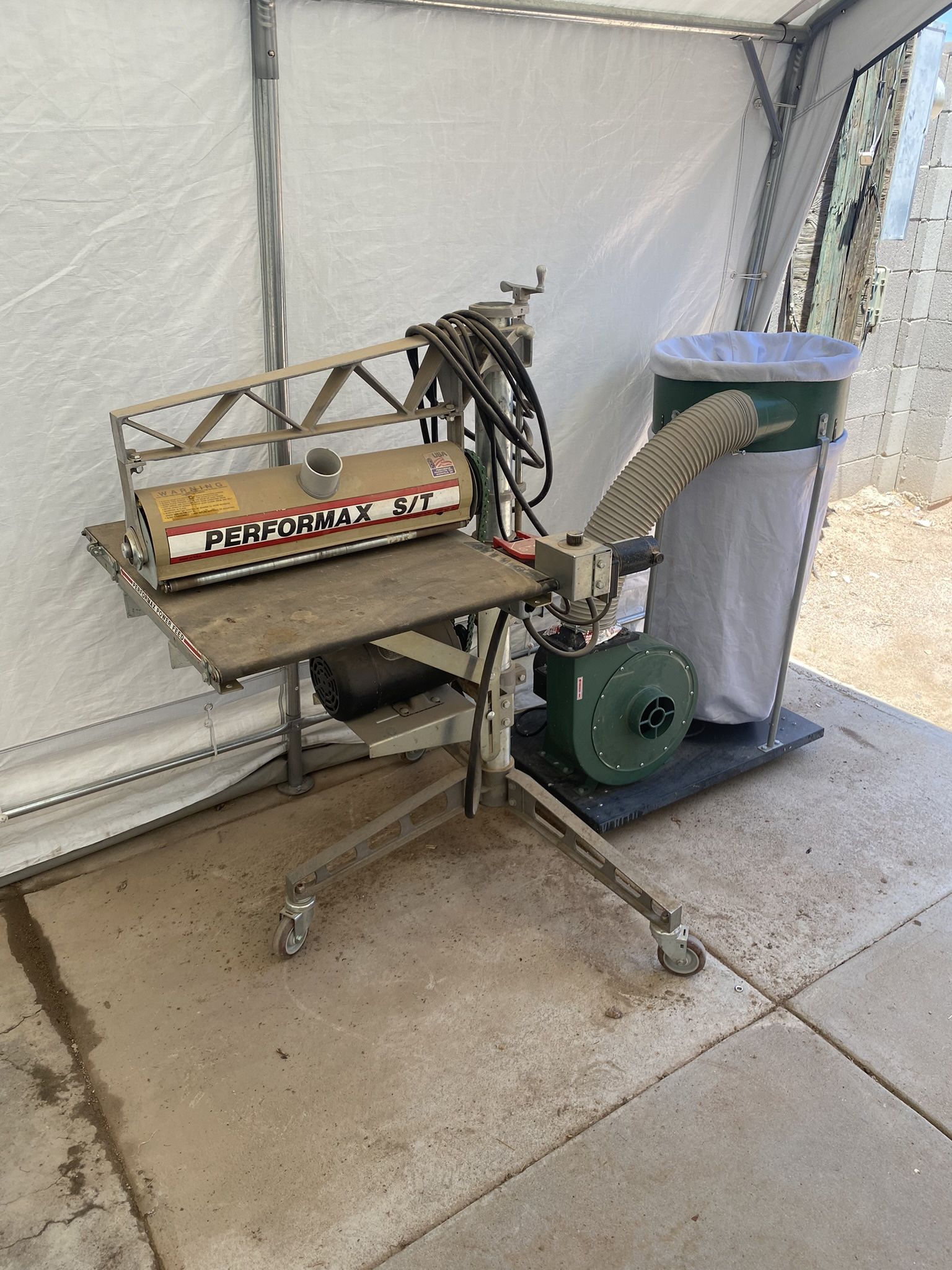 Drum Sander And Dust Collector
