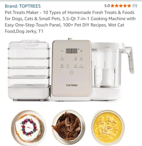 7 in 1 Pet Food/treat Maker Dog Cat Rabbit Bird Hamster Recipes For All