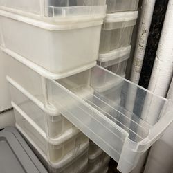 Clear Stackable Small Shoe Drawer