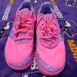New Balance TWO WXY v5 basketball shoe in the "Ultra Pink" colorway