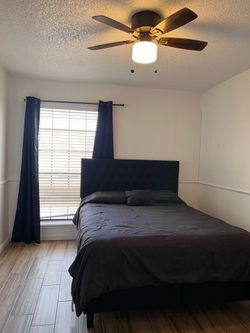Queen Bed frame and mattress