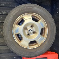 Wheel 4 Lug Coupe 14x5-1/2 Alloy 5 Spoke Fits 03-05 CIVIC 