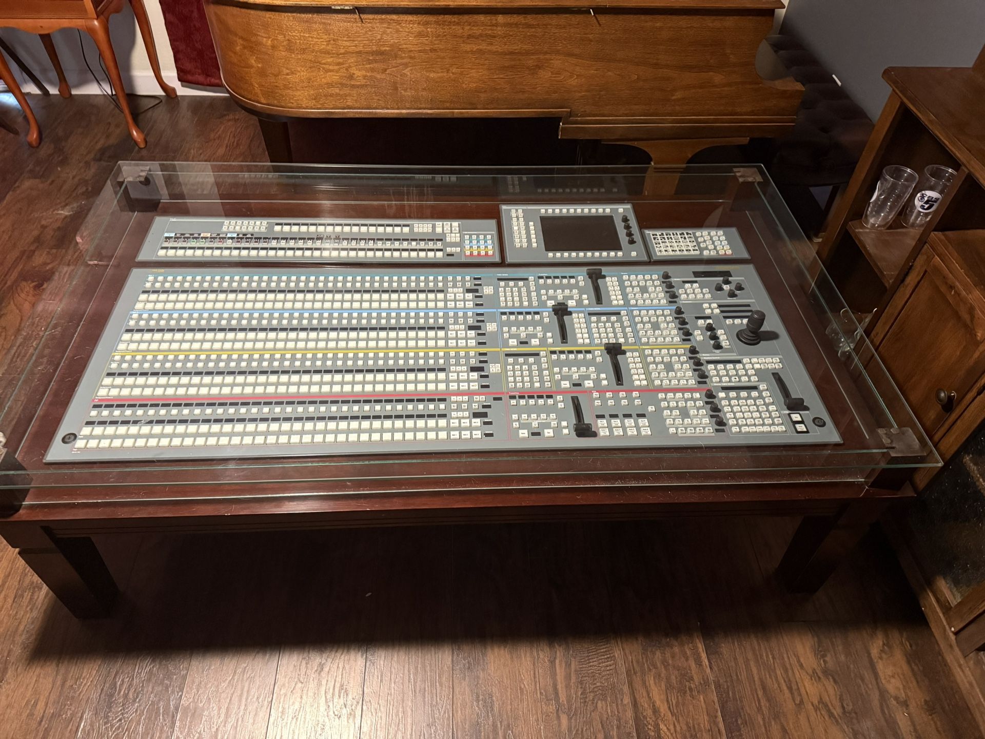 One Of A Kind Custom Coffee Table TV Production Switcher