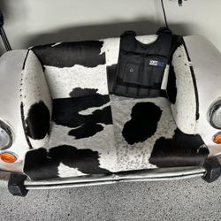 with Cow Print seating Sofa with Car Designer Automobile Furniture