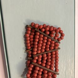 Handmade Wooden Bead Bracelet - Rustic Charm