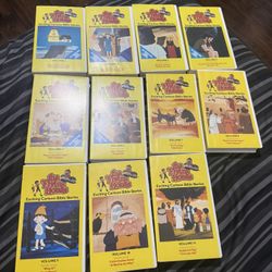 The Flying House VHS Lot Of 11 - Vol. 1-11 - Kids Bible Stories RARE!