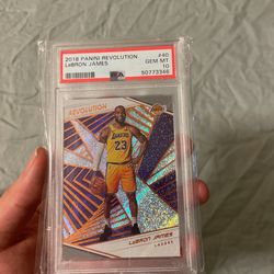 2018 Panini Revolution Lebron James Psa 10