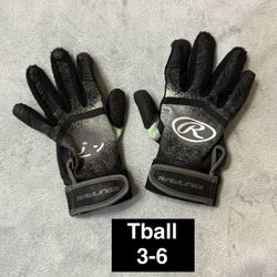 Tball Baseball Batting Gloves 