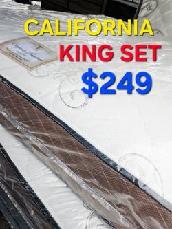 KING SET === 》》 $249 ** MATTRESS AND BOX SPRING