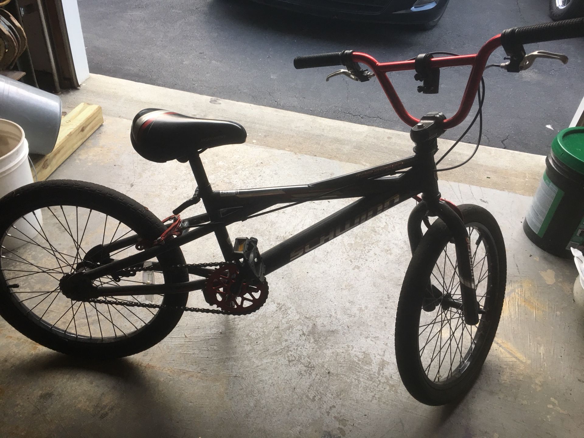 Schwinn 20” bike (red/black)