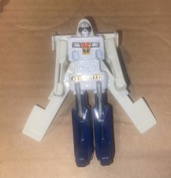 VINTAGE BANDAI GO BOTS WATER WALK WHITE TOP AND CREST ACTION FIGURE TO (PREOWNED/USED)