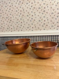 Copper bowls
