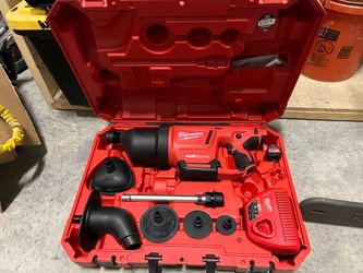 Milwaukee M12 AIRSNAKE Drain Cleaning Air Gun Kit