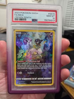 Mew Crown Zenith PSA 10