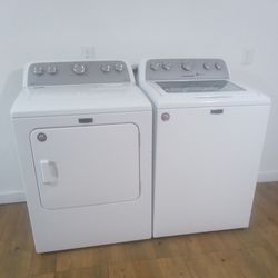 Maytag Bravos MCT Commercial Technology Washer And Electric 220 Volt Dryer Matching Set Both Delivery And Installation Is Free 