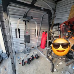 Marcy power cage w/ table