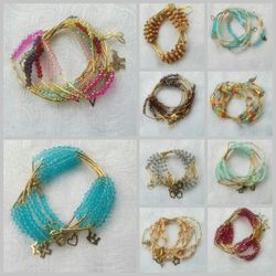 Pulseras chapa de oro. Bracelets gold plated 14K