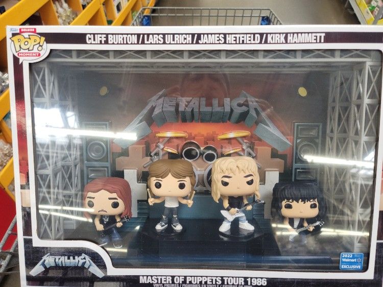 Metallica - Master Of Puppets Tour 1986 Funko Pop. Limited Edition.