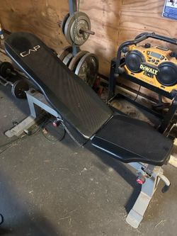 Home Gym- weights, bars+benches