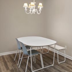 Ikea table & chairs and bench
