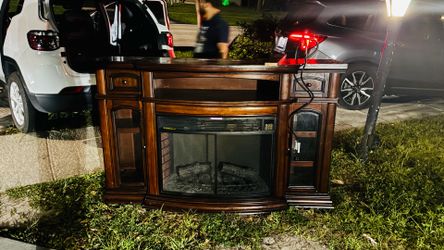 65 inch  Electric Fireplace TV Stand, Entertainment Center w.Remote