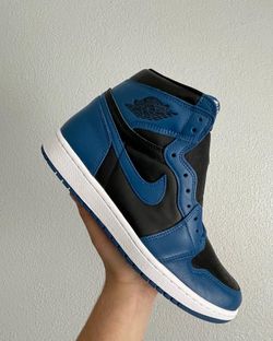 AIR JORDAN 1 RETRO HIGH OG 'DARK MARINA BLUE Grade School 