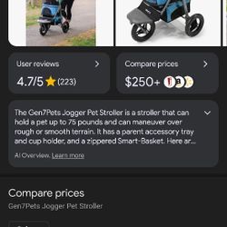 Gen 7 Jogger Pet Stroller
