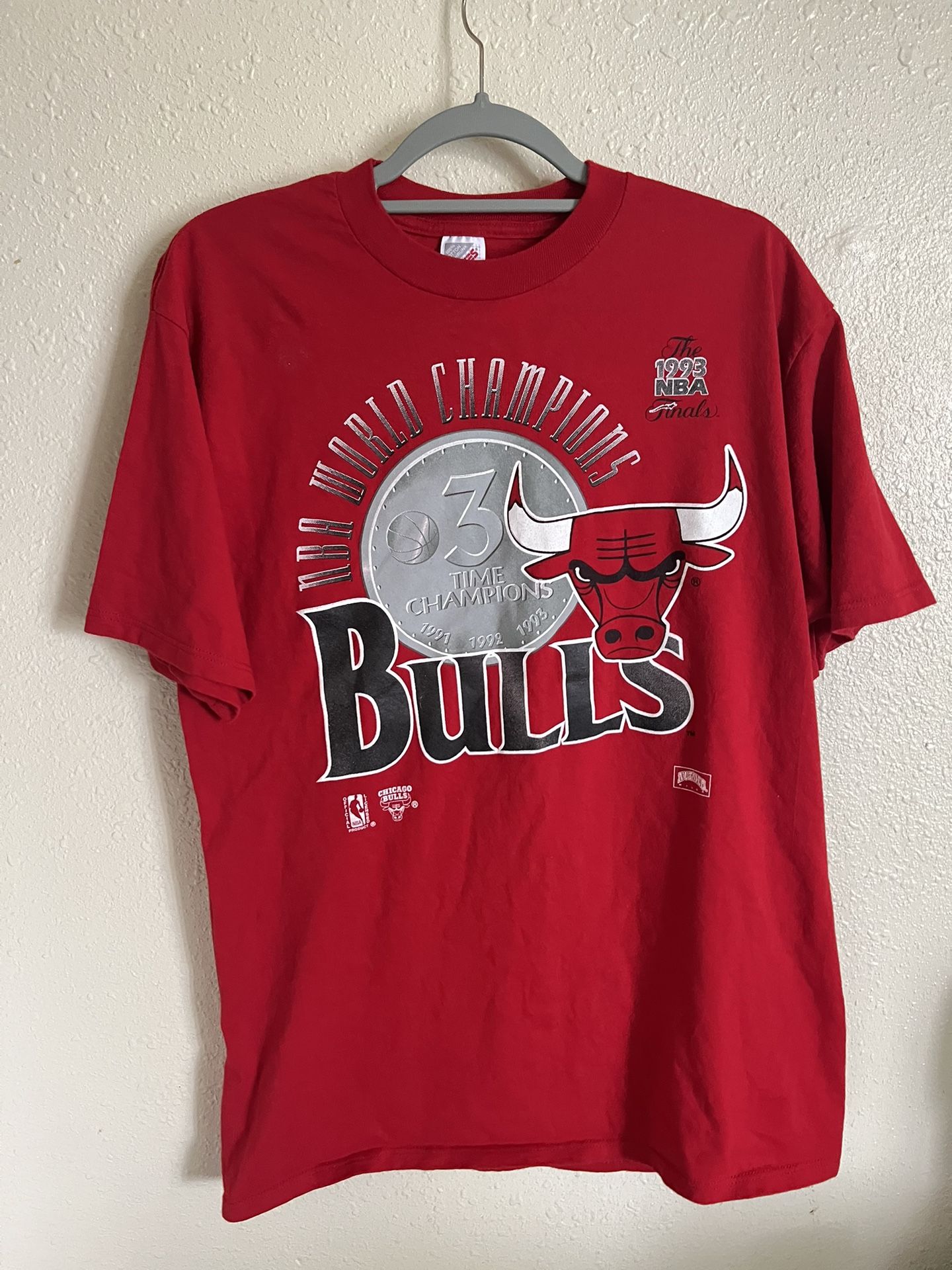 Vintage 90s Chicago Bulls Nutmeg T Shirt