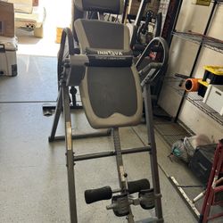 Innova Inversion Table with Adjustable Headrest, Reversible Ankle Holders, and 300 lb Weight Capacity