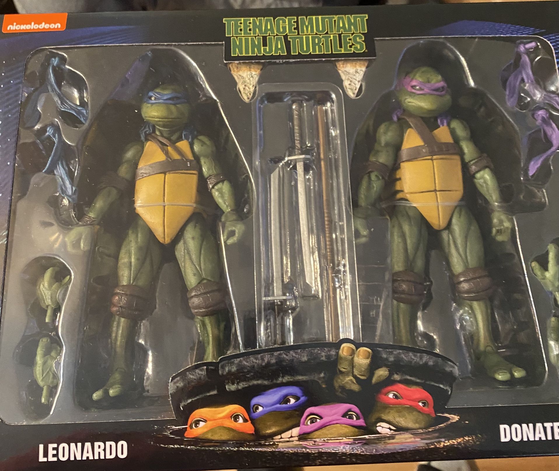 Teenage Mutant Ninja Turtles NECA 2 Pack Leonardo/ Do natello