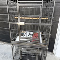 Double Aviary Cage