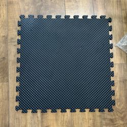 Thick Exercise Gym Flooring Black 