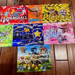 3D Paw Patrol puzzles - 7 different puzzles