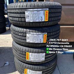 205/55R16 Pirelli Cinturato New Set of Tires Installed and Balanced Set de Llantas Nuevas Instaladas y Balanceadas