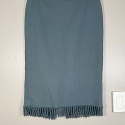 Agnona Fringed Pencil Skirt size 40IT/4 US 