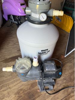 Pool Filter and Pump