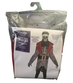 Illusion Pirate Costume M 8-10