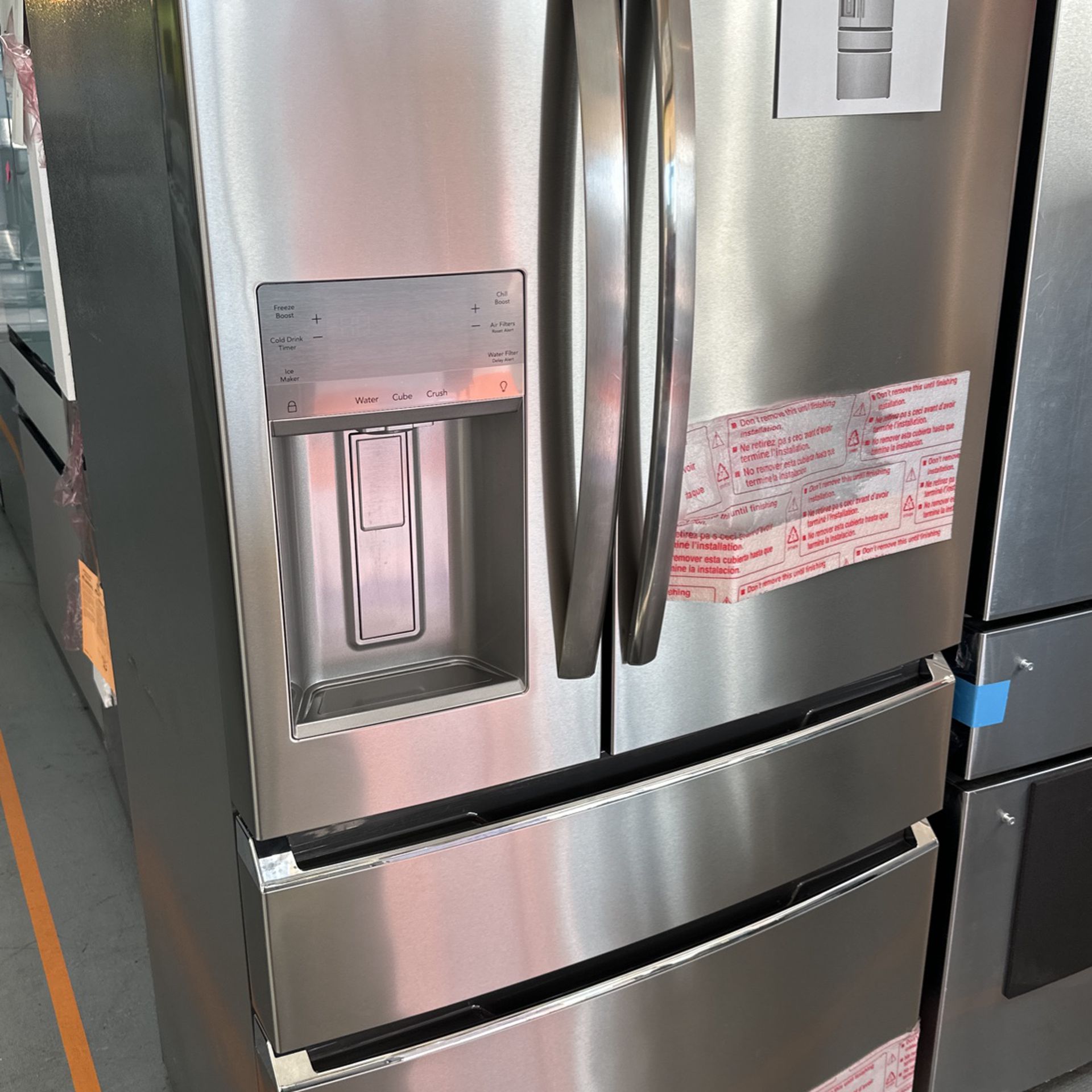 Frigidaire 36” Counter Depth Four-Door Front Refrigerator Brand New