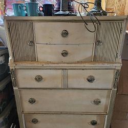 Vintage Highboy Dresser